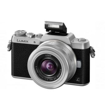 Hybride Panasonic Lumix DMC-GF7 Argent + Objectif 12-32 mm +