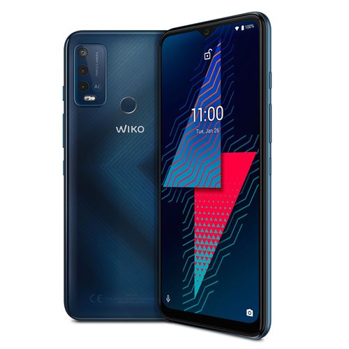 Smartphone Wiko Power U30 6,82 64 Go Double SIM Bleu carbone