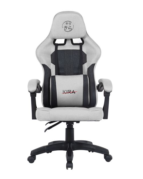 Siège gaming Kira Tsukamaki tissu Gris