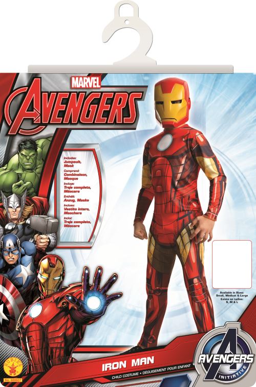 Costume classique Marvel Avengers Iron Man serie anime Taille M