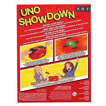 Jeu de cartes Mattel UNO Showdown