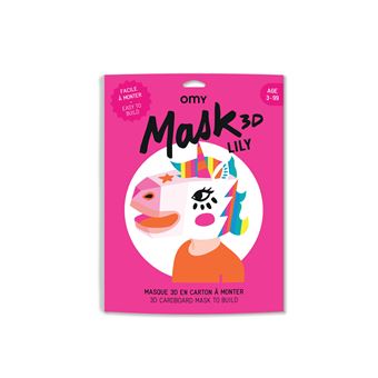 Jeu créatif Omy Masque 3D Licorne