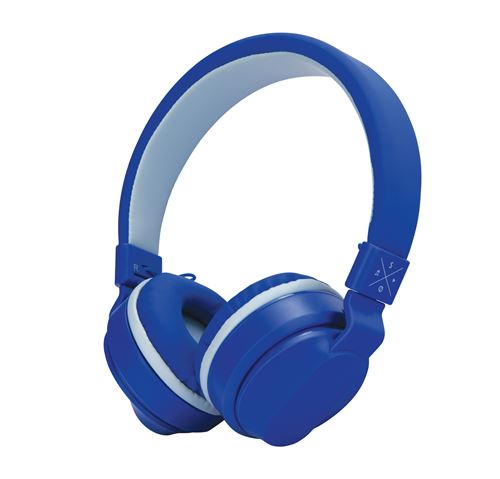 Casque Arceau Supra-Aural Sans Fil Swingson Bt Bluetooth Bleu