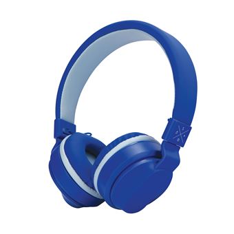 Casque arceau supra-aural sans fil Swingson BT Bluetooth Bleu - 1