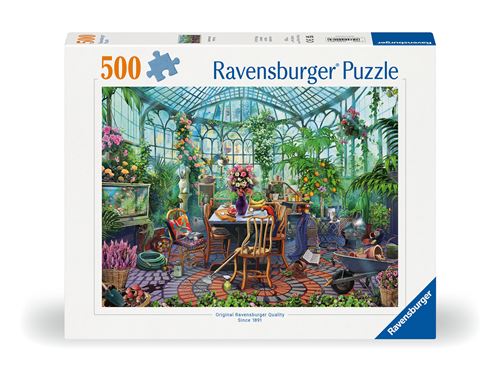 Puzzle 500 pièces Un matin dans la serre Ravensburger France