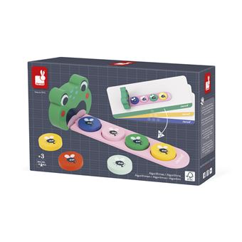 Jeu couleur et forme Janod Algorithmes Grenouille