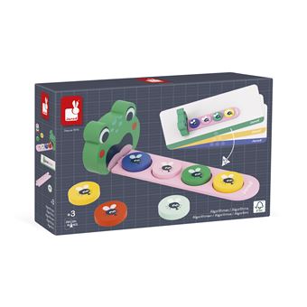 Jeu couleur et forme Janod Algorithmes Grenouille