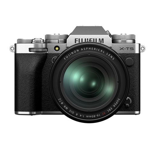 Appareil photo hybride Fujifilm X-T5 argent + XF 16-80mm f/4 R OIS WR