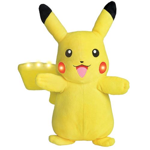 Peluche sonore et lumineuse Pokémon Pikachu