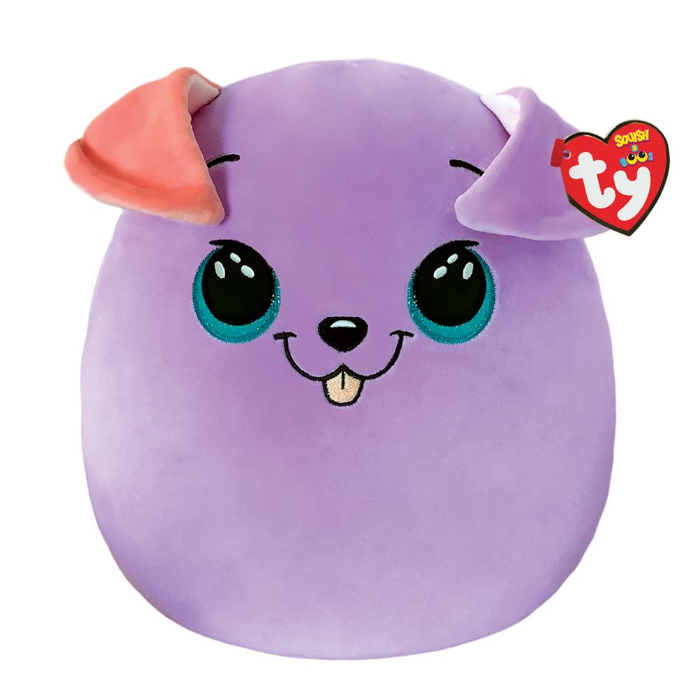 Peluche Ty Squish A Boos Medium Bitsy Le Chien Violet - Peluche | fnac Belgique