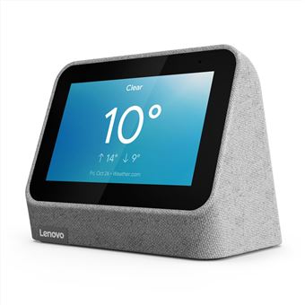 Réveil connecté Lenovo Smart Clock 2 Gris Chiné - 1