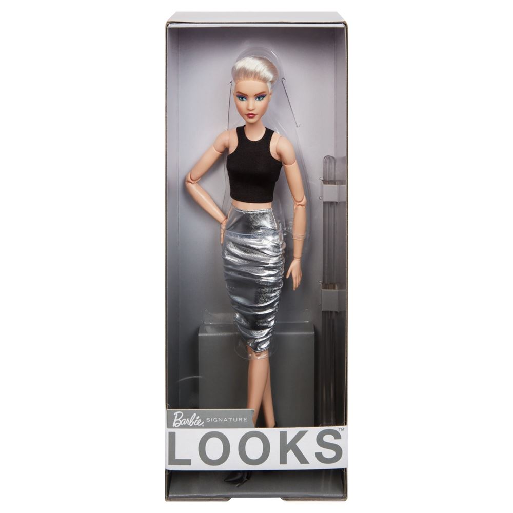 Robe Cop Copine Grise Modèle Poupée Taille 38 - Coupe Superbe, Manches Longues, Poches Originales