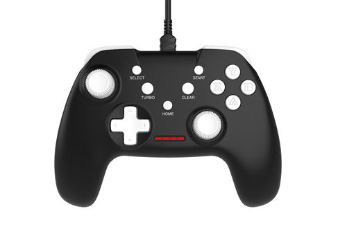 Onlan Noir Et Blanc Manette Filaire Gp-Pc-Wd Pour Pc Nintendo Switch Nintendo Switch 2 Android