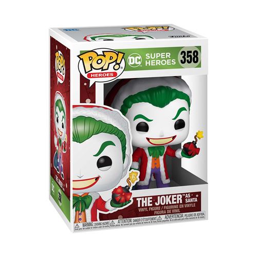Figurine Funko Pop Heroes DC Holiday Santa Joker