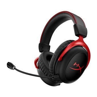 Casque Gaming sans fil Wireless HyperX Cloud II Noir et rouge - 1