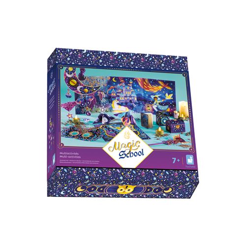 Janod C Multiactivités Les Ateliers Du Calme Papier Bleu Foncé/violet/turquoise 26x5x26 Cm