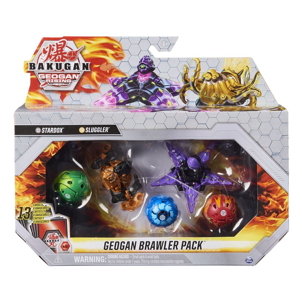 BAKUGAN GEOGAN RISING - CAFÉ GEOGAN BRAWLER PACK SAISON 3 - Billes Bakugan Geogan Avec BakuCores Et Cartes - 6060272 - Tirée du Dessin Animé Bakugan - Jouet Enfant 6 Ans et + - Modèle Aléatoire