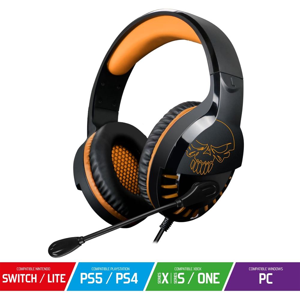 Casque Gaming filaire Spirit Of Gamer Pro H3 Edition multiplateforme Noir  et orange - Casque pour console - Achat & prix