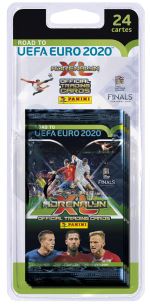 Blister de 4 pochettes soit 24 cartes Panini Adrenalyn XL Road to UEFA Euro 2020TM Modèle Aléatoire