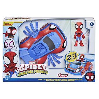 Figurine Spidey And His Amazing Friends Véhicule à fonction Spidey