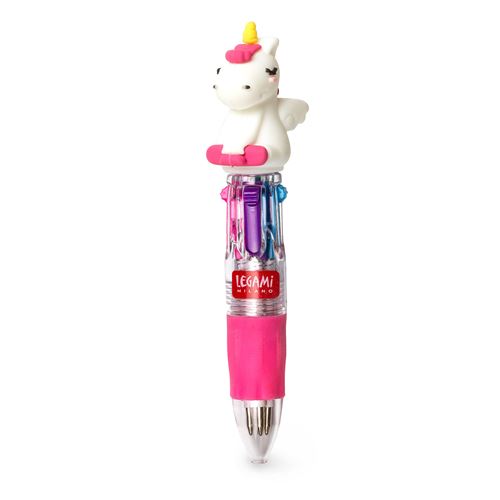Stylo à bille Legami Unicorn 4 couleurs
