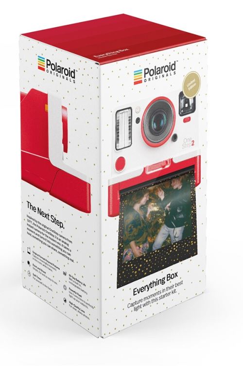 Coffret Noel Appareil Photo Polaroid Originals One Step Rouge