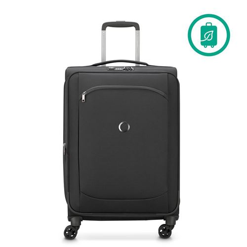 Delsey Montmartre Air 2.0 Trolleykoffer 4 dubbele wielen Uitbreidbaar 68 cm Zwart
