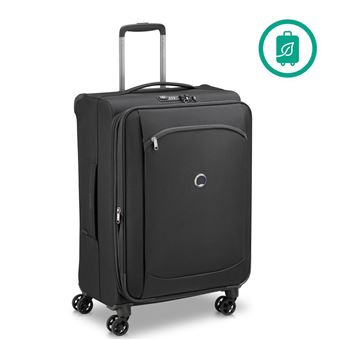 Valise trolley 4 doubles roues Delsey Montmartre Air 2.0 Extensible 68 cm Noir