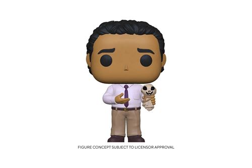 Funko Pop! TV: The Office Oscar Martinez with Ankle Attachments Figurine en Vinyle à Collectionner Idée de Cadeau Produits Officiels Jouets pour Les Enfants et Adultes TV Fans