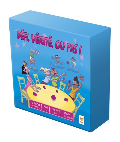 Topigames Jeu D’ambiance Défi, Vérité Ou Pas !