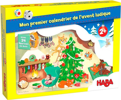 Jeu de société Haba Calendrier de l'avent à jouer Noël chez les ours