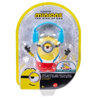 Figurine Minion Stuart en patins à roulettes 11 cm