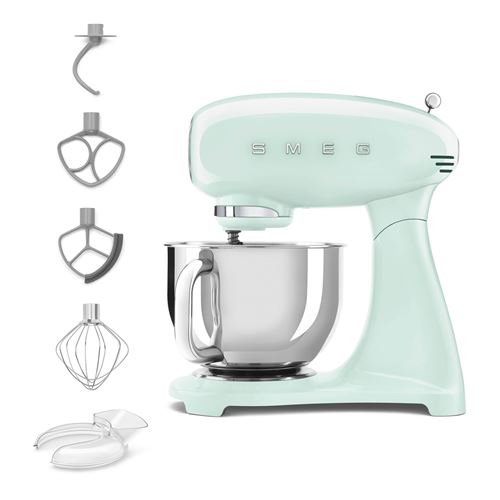 Robot Pâtissier Smeg Smf05Pgeu Multifonctions Vert Pastel