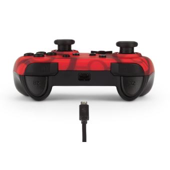 Manette Nintendo Switch filaire PowerA Pikachu Rouge