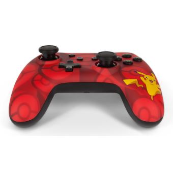 Manette Nintendo Switch filaire PowerA Pikachu Rouge