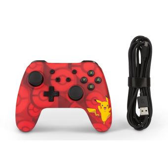 Manette Nintendo Switch filaire PowerA Pikachu Rouge