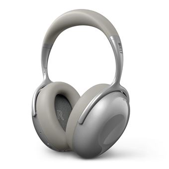 Casque audio sans fil supra auriculaire à réduction de bruits Kef Mu7 Gris Silver