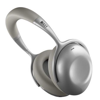 Casque audio sans fil supra auriculaire à réduction de bruits Kef Mu7 Gris Silver