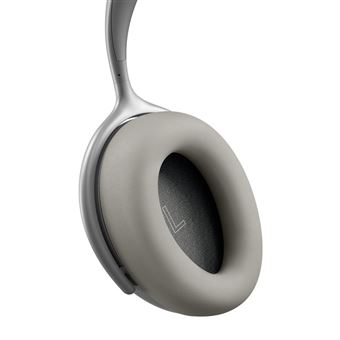 Casque audio sans fil supra auriculaire à réduction de bruits Kef Mu7 Gris Silver