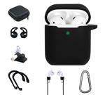 Kit accessoires On Earz Mobile Gear 7 en 1 pour Apple AirPods 1 et 2 Noir