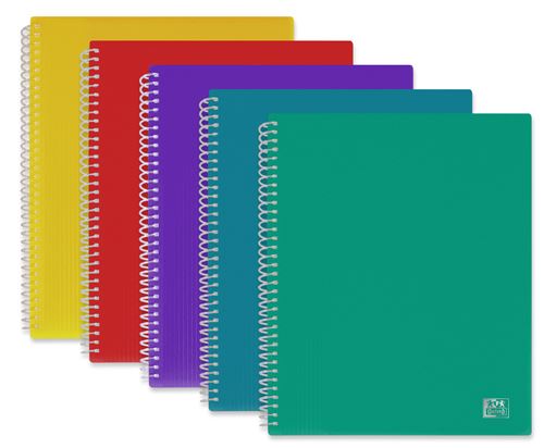 Elba Multicolore Protège-Documents À Spirale School Life A4 80 Vues Pp Modèle Aléatoire