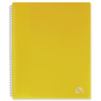 OXFORD Protège-Documents à Spirale School Life A5 80 vues / 40 Pochettes  Couverture Polypro Coloris Toniques : : Fournitures de bureau