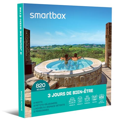 Coffret cadeau SmartBox 3 jours de bien-être