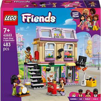 LEGO® Friends 42653 Le magasin de musique et l’appartement