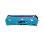 Trousse double compartiment Pol Fox Factory Happy Unicorn Bleu