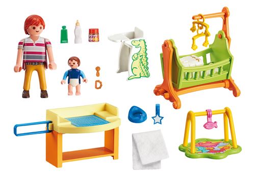 Playmobil Dollhouse 5304 Chambre De Bebe Playmobil Achat Prix Fnac