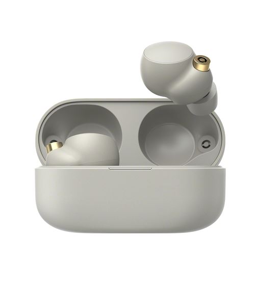 Ecouteurs intra-auriculaire SonyTrue Wireless WF1000XM4S avec réduction du bruit Argent