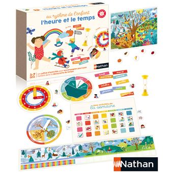 Jeu découverte Nathan Au rythme de l'enfant L'heure et le temps
