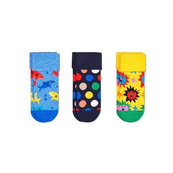 Pack de 3 paires de chaussettes hautes Happy Socks Animal Taille 0-6 mois