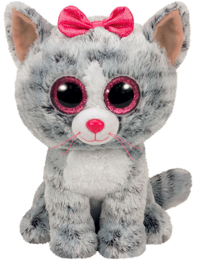 Peluche Ty Beanie Boo s Kiki le Chat Medium 23 cm Animal en peluche Achat prix fnac